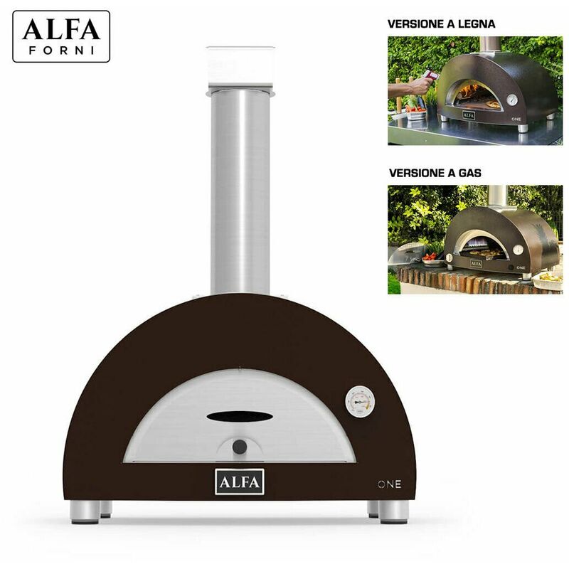 foto del prodotto forno per pizza portatile acciaio da esterno a legna gas portable one alfa forni tipo di alimentazione a legna