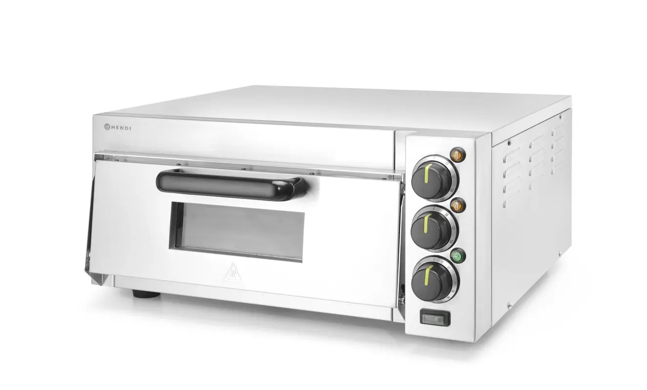 foto del prodotto forno pizza monocamera per 1 pizza grande 2000 w 230 v hendi 220290