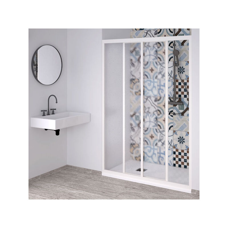 immagine 0 del prodotto forte box doccia con profili in pvc e acrilico da 1,8 mm.