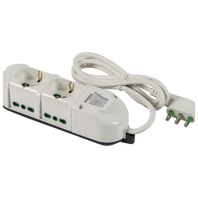 foto del prodotto fortek retail multip. 6 prese int 49112
