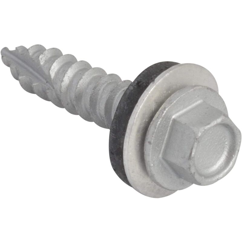 foto del prodotto fortfht6332, vite techfast a testa esagonale per legno, 6,3 x 32 mm, 100 pezzi forgefix