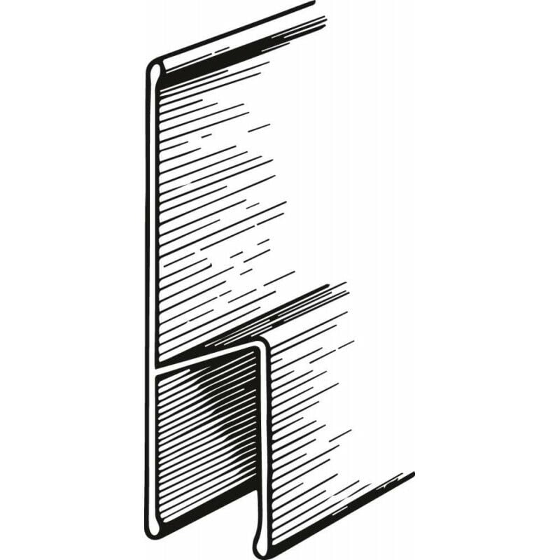 foto del prodotto fortis regola h alu 114 x 25 mm 1,2 m di alta qualit 