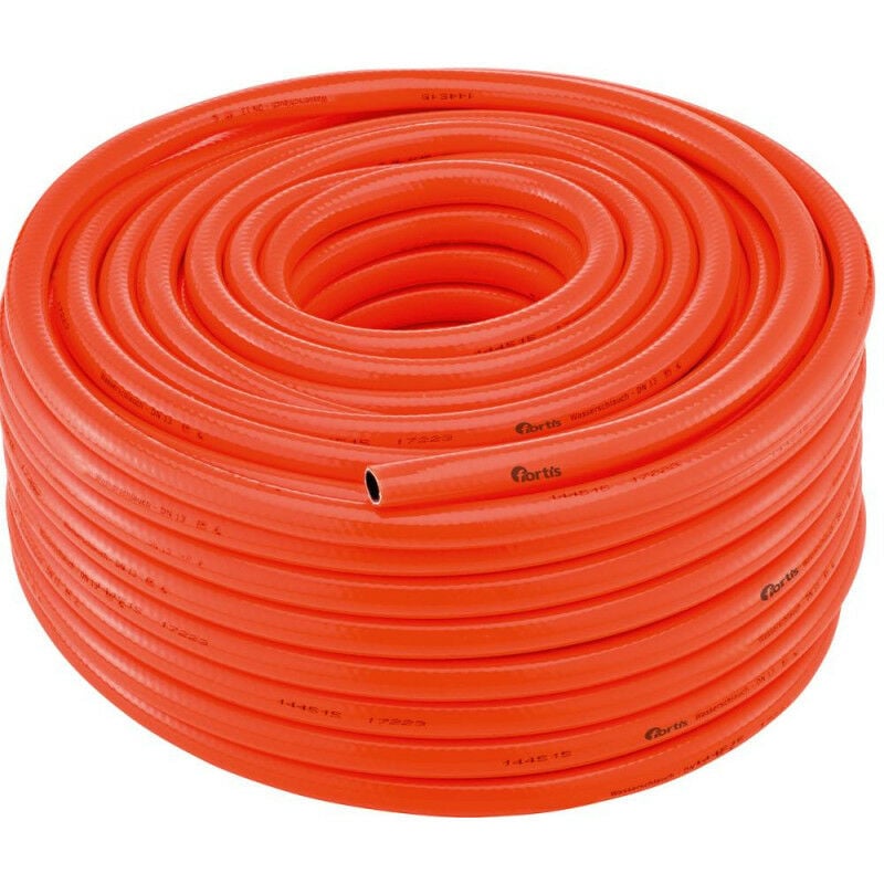 foto del prodotto fortis tubo d acqua di sicurezza. arancione brillante. 12.5x2.75mm. 50m per 50 