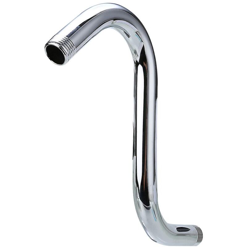 foto del prodotto fortuneville 1 braccio doccia in acciaio inossidabile da 20 cm 8, braccio doccia a forma di s, braccio doccia a collo di cigno, braccio doccia a