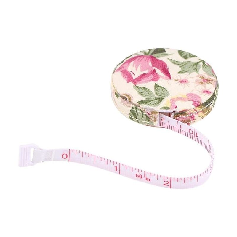 foto del prodotto fortuneville 1 pezzo preciso metro a nastro corpo fitness metro a nastro misura del corpo sarto cucito artigianato tessuto dieta nastro rosa