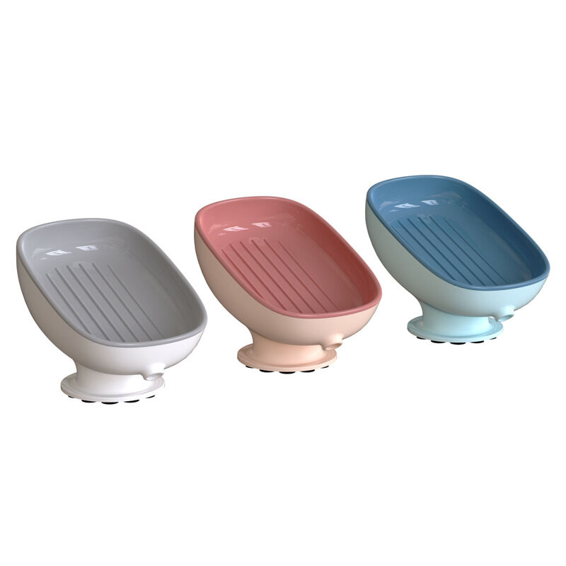 foto del prodotto fortuneville 1 pz super ventosa portasapone con scarico bagno portasapone kitson spugna portasapone contenitore bagno forniture colore casuale