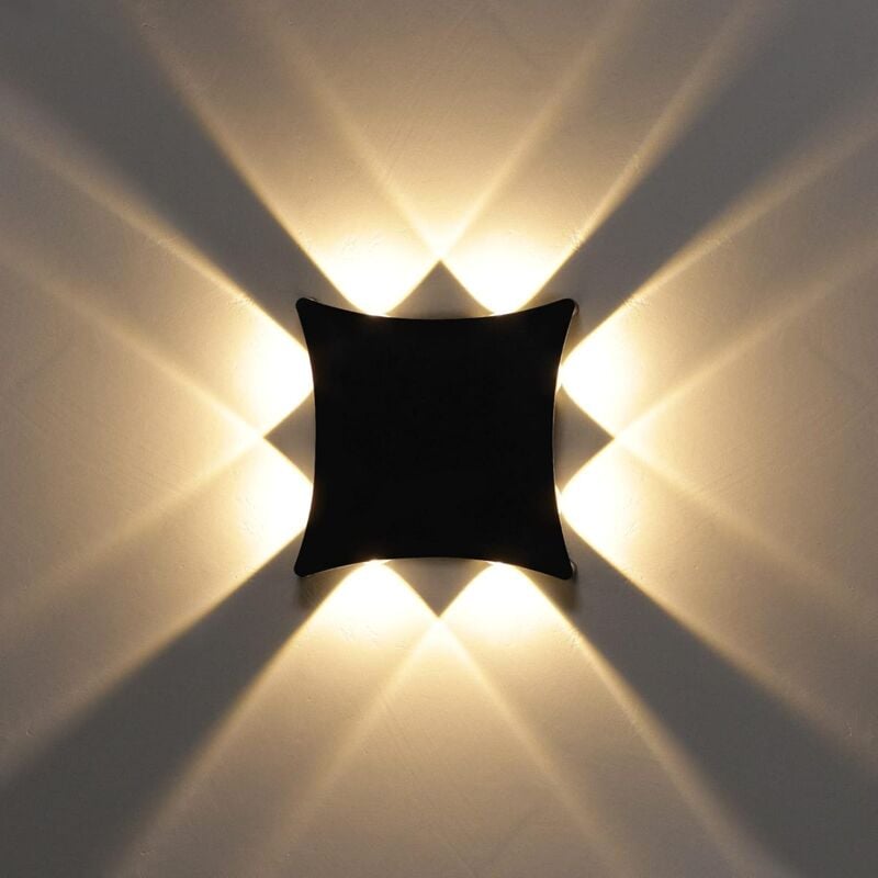 foto del prodotto fortuneville 18w applique da parete moderna led applique up down impermeabile ip65 alluminio led illuminazione da parete per interni ed esterni per