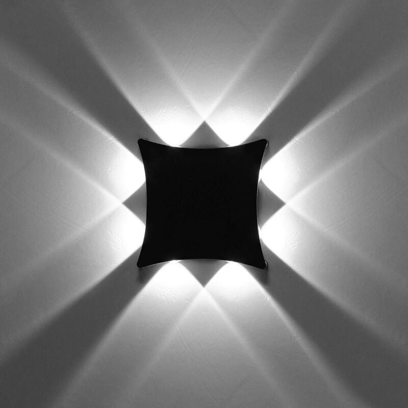 foto del prodotto fortuneville 18w applique da parete moderna led applique up down impermeabile ip65 alluminio led illuminazione da parete per interni ed esterni per