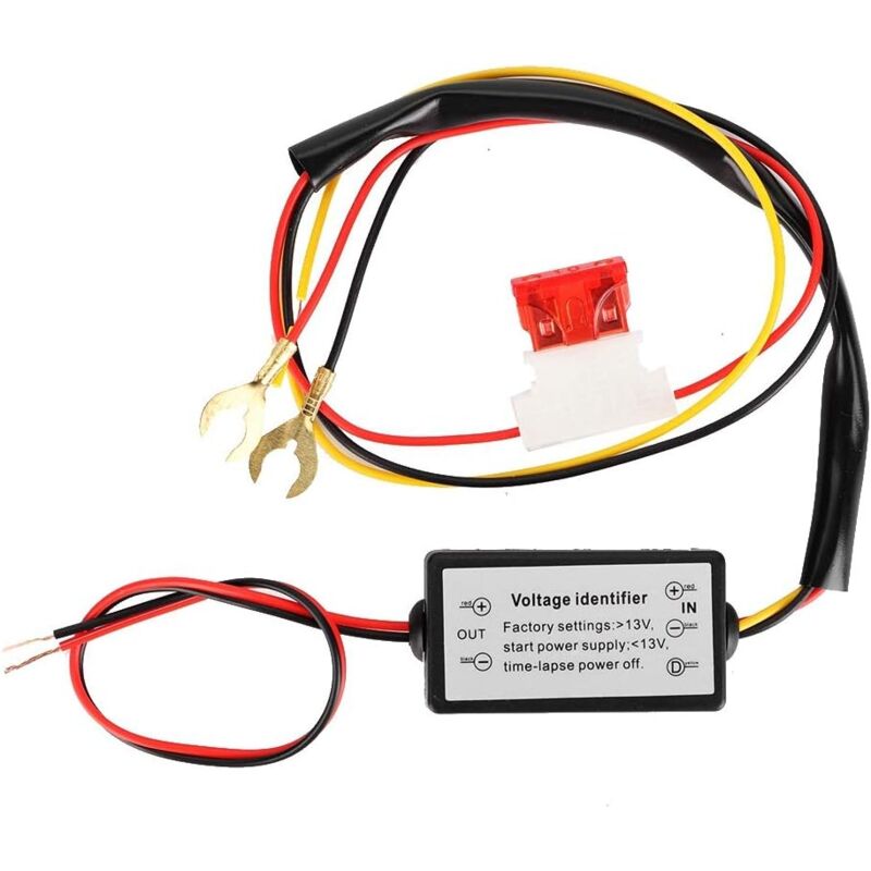 foto del prodotto fortuneville 1pc controller per luci di marcia diurna a led per auto controller automatico di accensione spegnimento per luci drl impermeabile