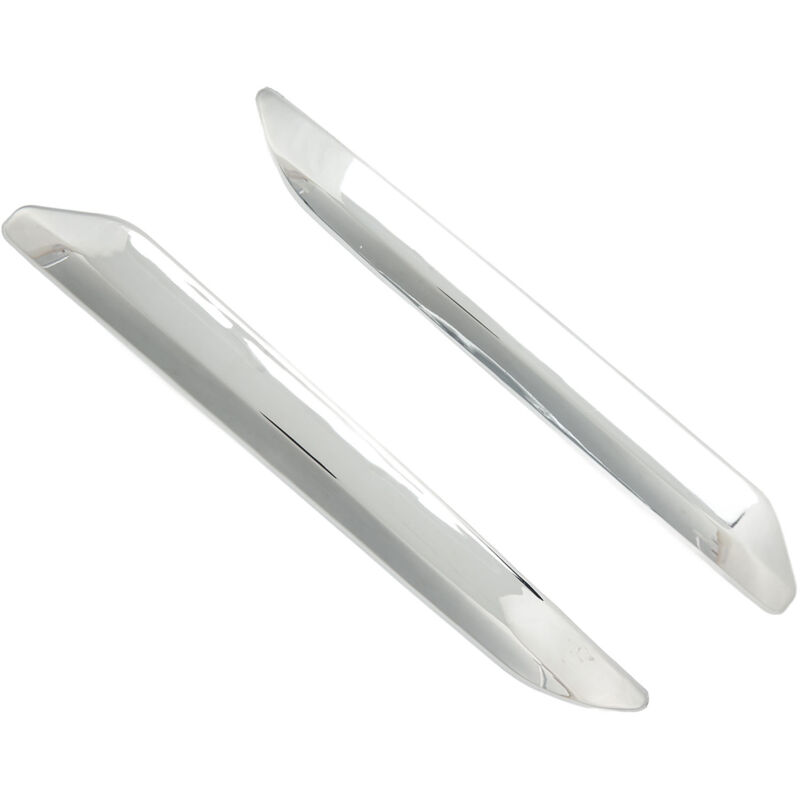 foto del prodotto fortuneville 2 pezzi strisce paraurti anteriore sinistra destra antigraffio cromo argento sostituzione per citroen c5 x7 2007 2015