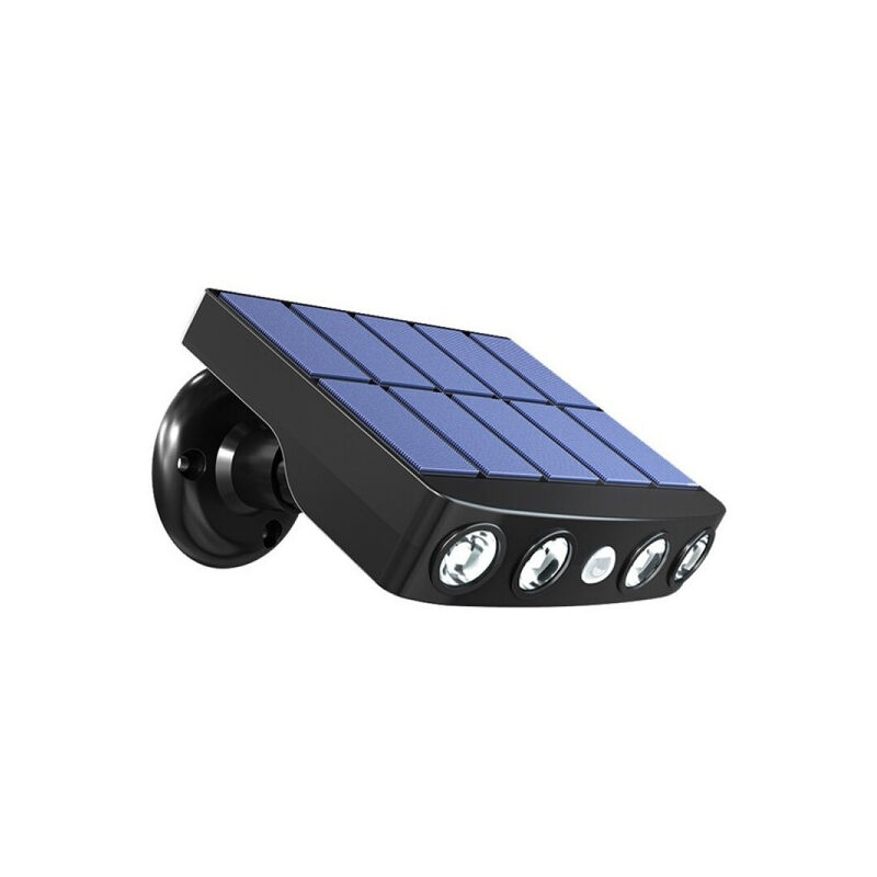 foto del prodotto fortuneville 2022 vendita calda 4000w led lampada da parete solare rotante per esterni impermeabile girevole 270 grandangolo pir sensore di