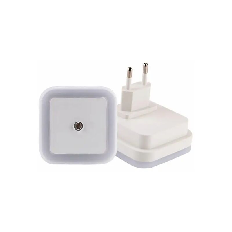 foto del prodotto fortuneville 2pcs mini cute wall mounted led night light lampada da comodino con rilevamento automatico per camera da letto camera dei bambini