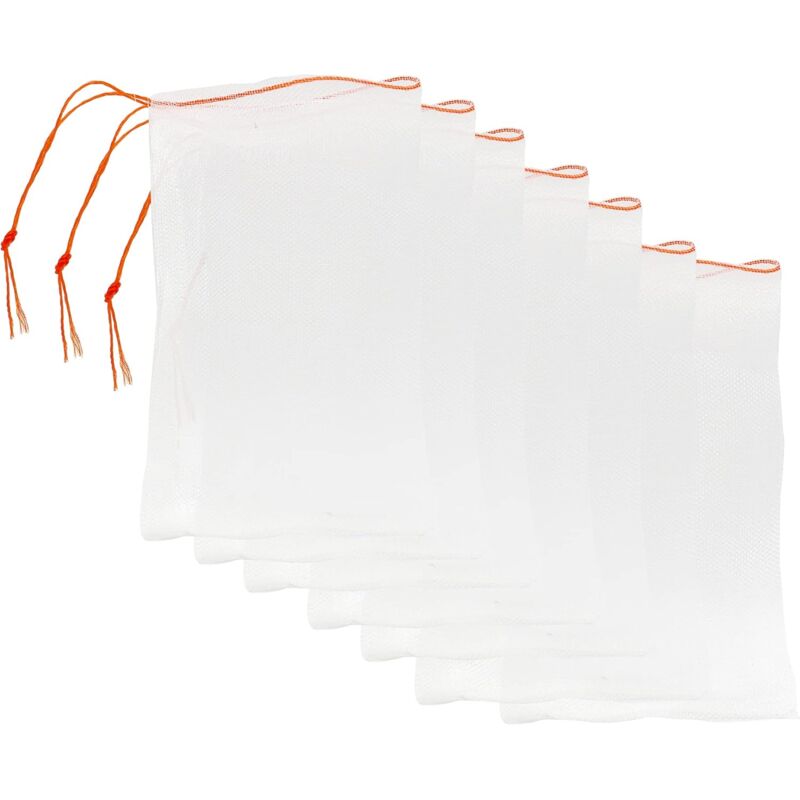 foto del prodotto fortuneville 50 pezzi reti anti insetti zanzariere protezione frutta coulisse giardino piante rete copertura per fiori frutta 10 x 15 cm 