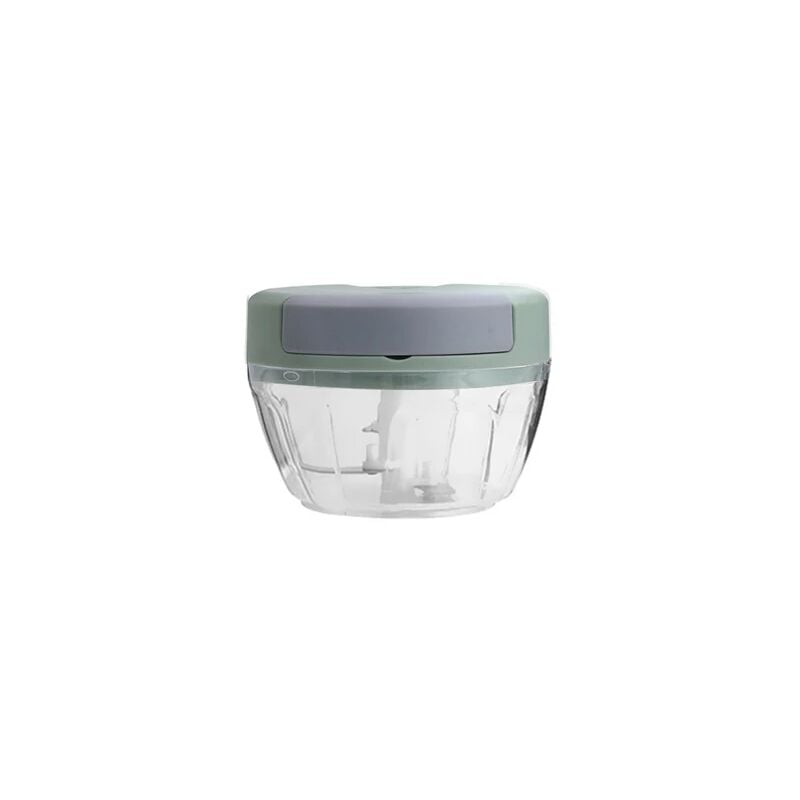 foto del prodotto fortuneville 500ml rotary garlic press tritatutto per verdure cipolla carne tritatutto manuale aglio accessori da cucina colori casuali