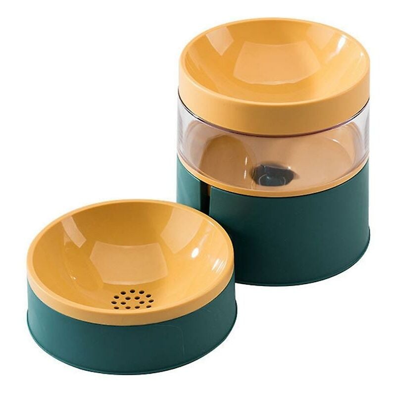 foto del prodotto fortuneville abbeveratoio automatico per animali ciotola per alimenti per animali domestici integrata pompa per fontana silenziosa abbeveratoio per