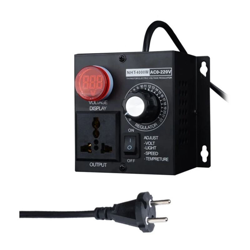 foto del prodotto fortuneville ac 220v 4000w controller compatto velocit di tensione variabile temperatura portatile dimmer regolabile tensione luminosa