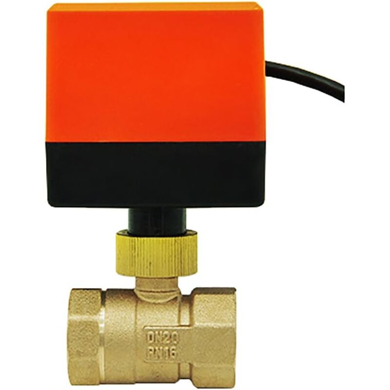foto del prodotto fortuneville ac220v ac24v dc12v valvola motorizzata a 2 vie valvola a sfera motorizzata a 2 vie dn15 dn20 dn25 dn32 dn40 dn50 ac220v dn20 