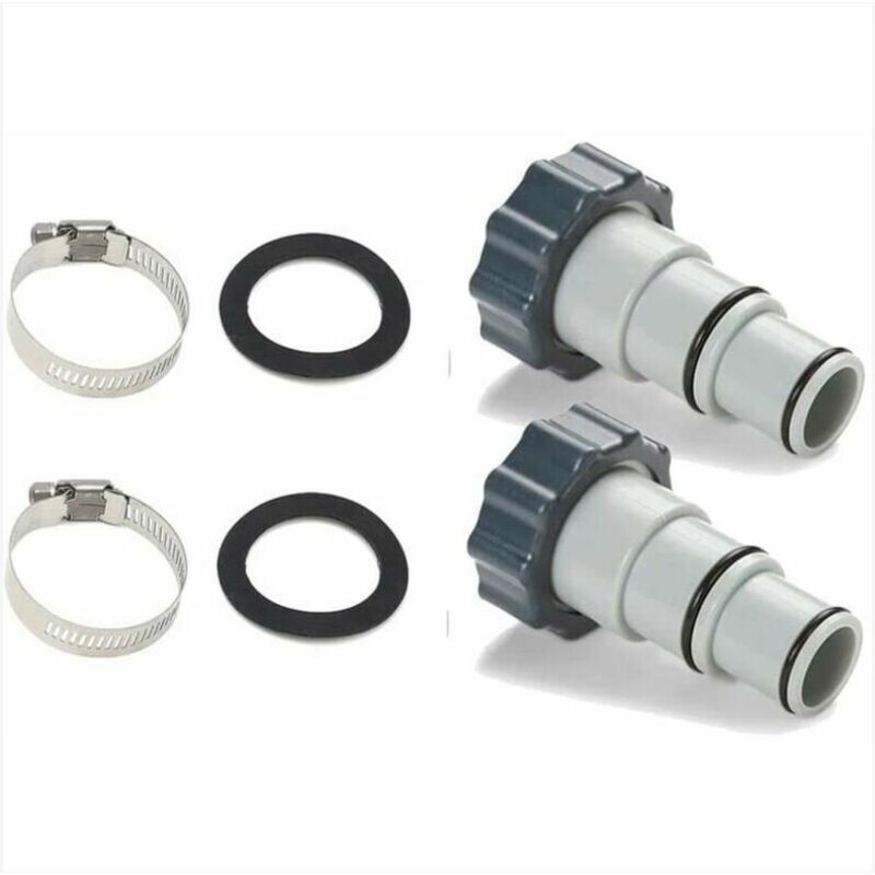 foto del prodotto fortuneville adattatore per tubo flessibile per piscina 2 pezzi, adattatore per piscina, adattatore per piscina intex, adattatore per tubo