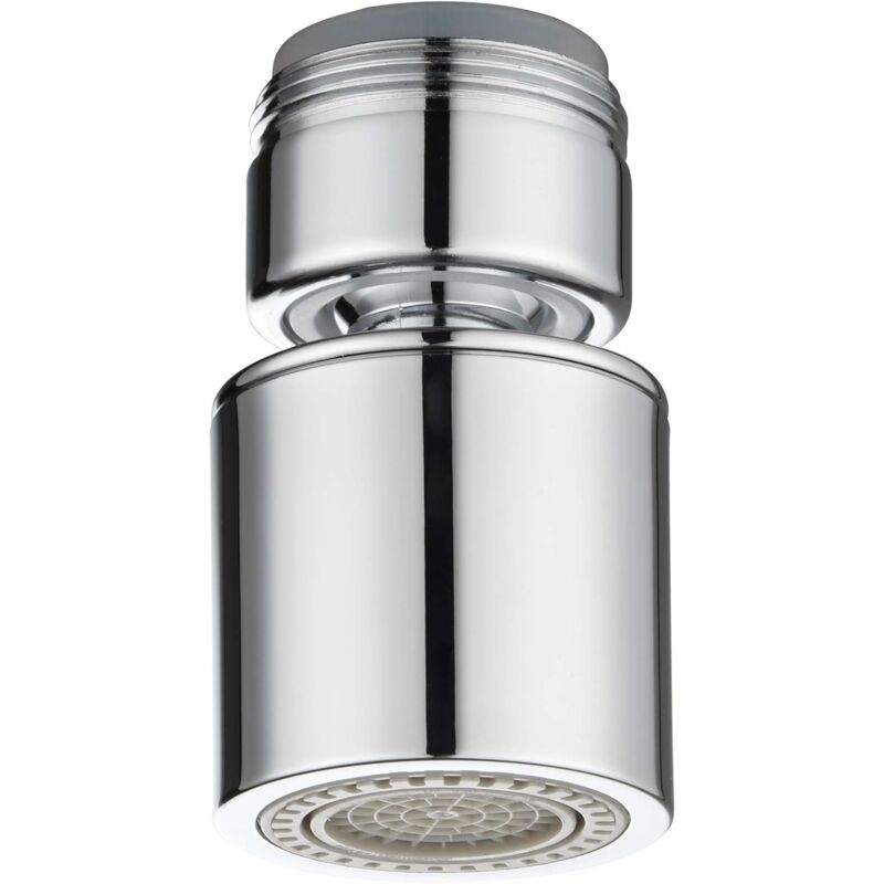 foto del prodotto fortuneville aeratore per rubinetto girevole a 360 in ottone 2 modalit rubinetto regolabile per risparmio acqua filettatura maschio da 24 mm