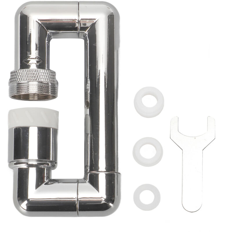 foto del prodotto fortuneville aeratore per rubinetto lavello prolunga per rubinetto retrattile rotante universale per cucina e bagno