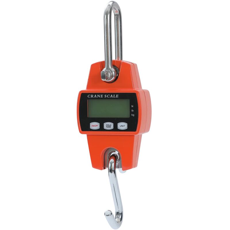 foto del prodotto fortuneville aim tools bilancia digitale da appendere 300 kg bilancia elettronica bilancia da appendere portatile resistente per bagagli valigia