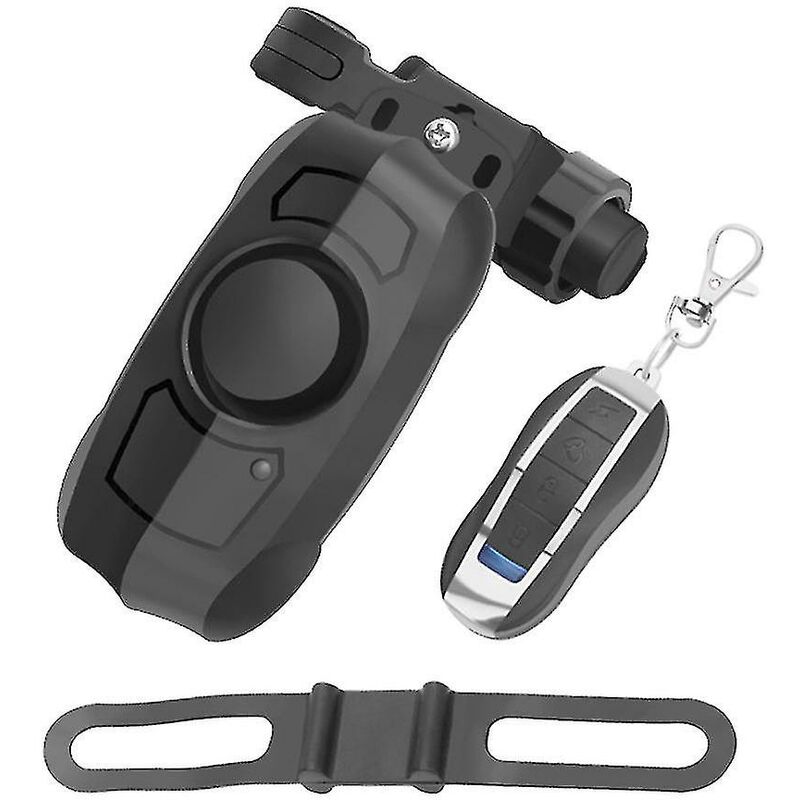 foto del prodotto fortuneville allarme antifurto per bici ricarica usb telecomando wireless sicurezza vibrazioni