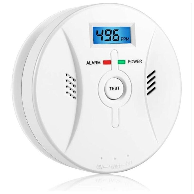 foto del prodotto fortuneville allarme monossido di carbonio con display lcd rilevatore di co allarme forte da 85 db rilevatore di monossido di carbonio con sensore
