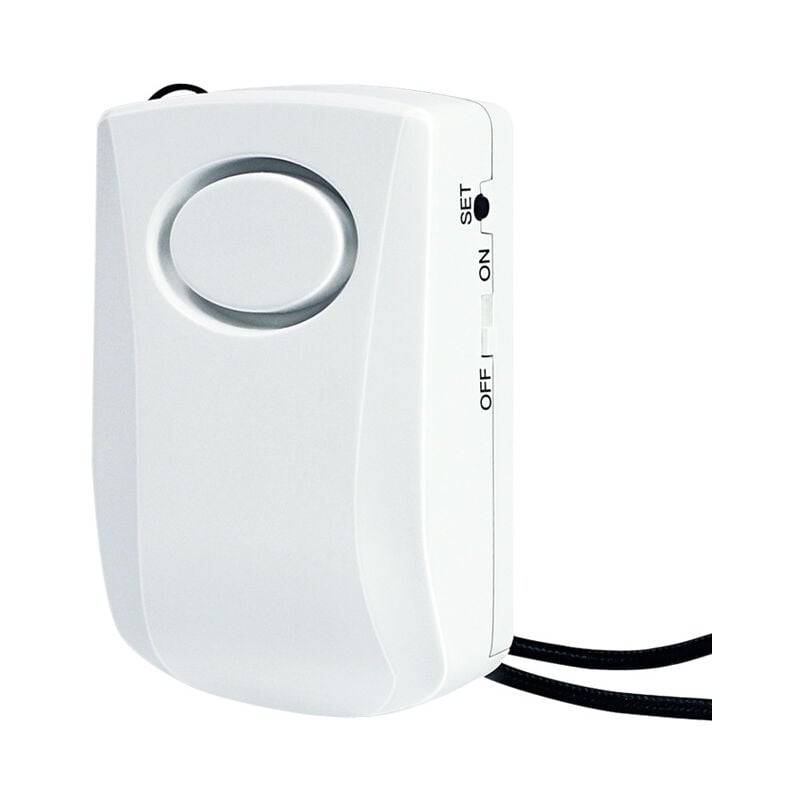 foto del prodotto fortuneville allarme perdite d acqua 130db, cavo lungo 95 cm con sensore, allarme rilevamento perdite d acqua per la sicurezza domestica, batteria
