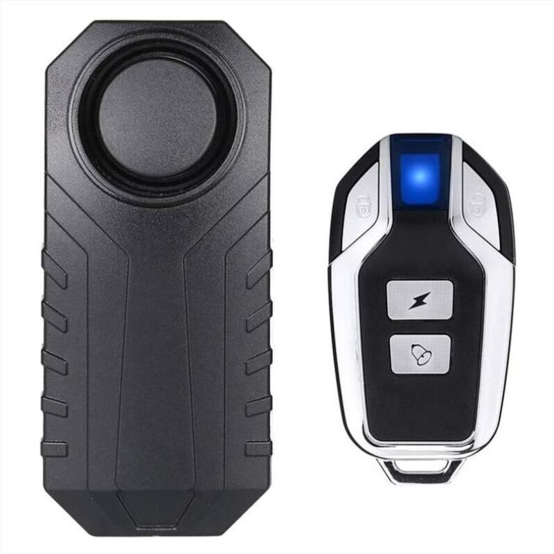 foto del prodotto fortuneville allarme wireless per bici da moto in un unico pezzo, allarme antifurto con telecomando, impermeabile ip55, 113 db super rumoroso