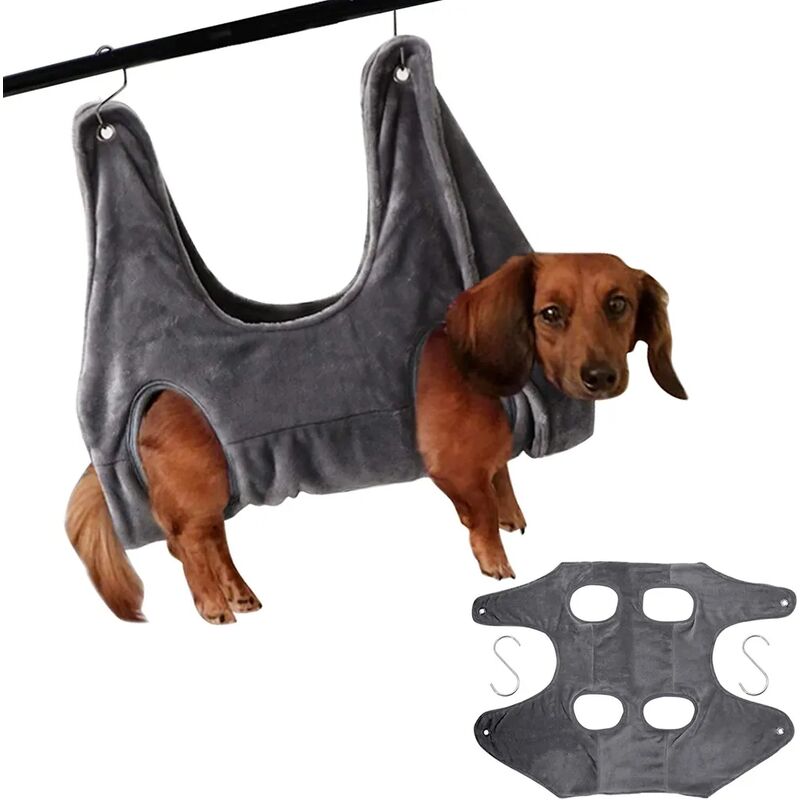 foto del prodotto fortuneville amaca per animali domestici, borse di contenimento per amaca per toelettatura di cani e gatti, comoda, per fare il bagno, lavare, fare