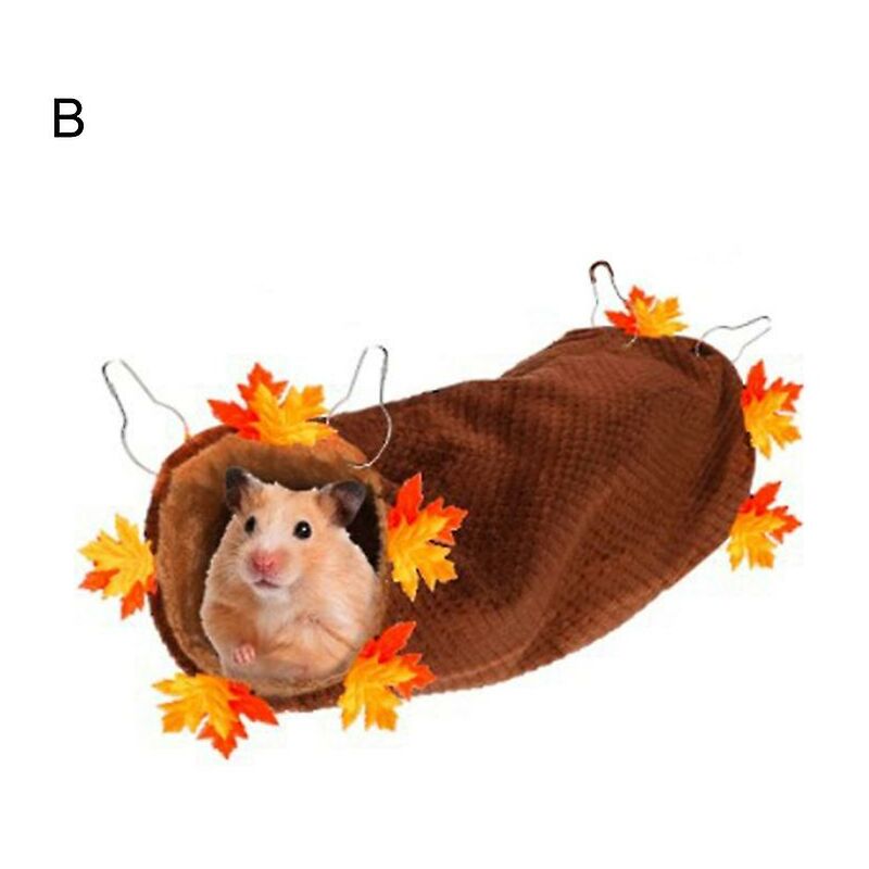 foto del prodotto fortuneville amaca per criceti accessori per gabbie a tunnel a scomparsa calda accessori per porcellini d india riccio cuccia per animali domestici