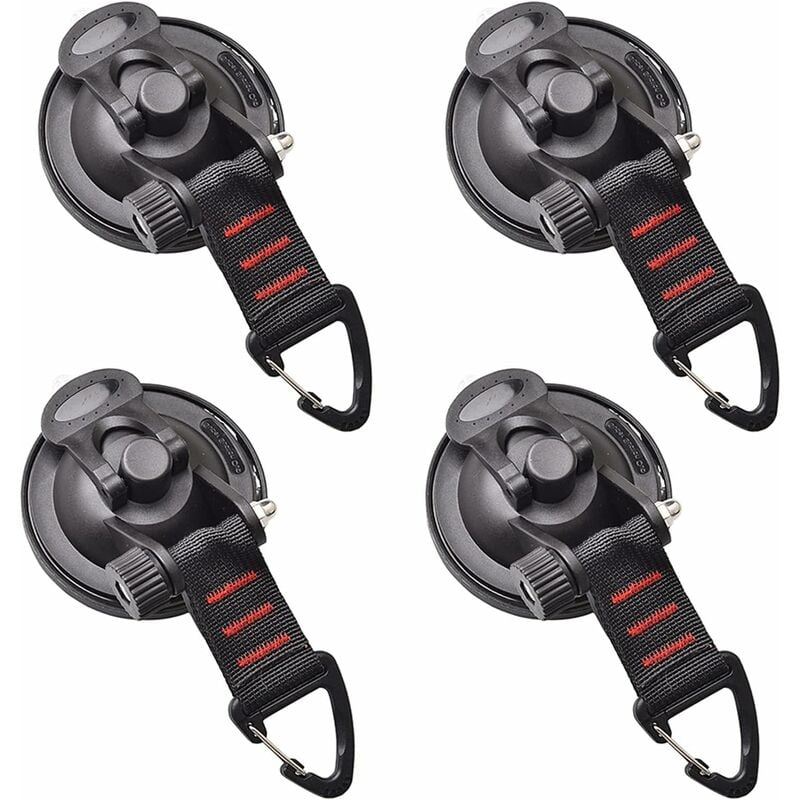 foto del prodotto fortuneville - ancoraggio a ventosa set di ventose per auto multifunzionali accessori per aeroplani da campeggio fissaggio a ventosa rv home workshop ganci di fissaggio a ventosa 4 pezzi (7,16 cm)
