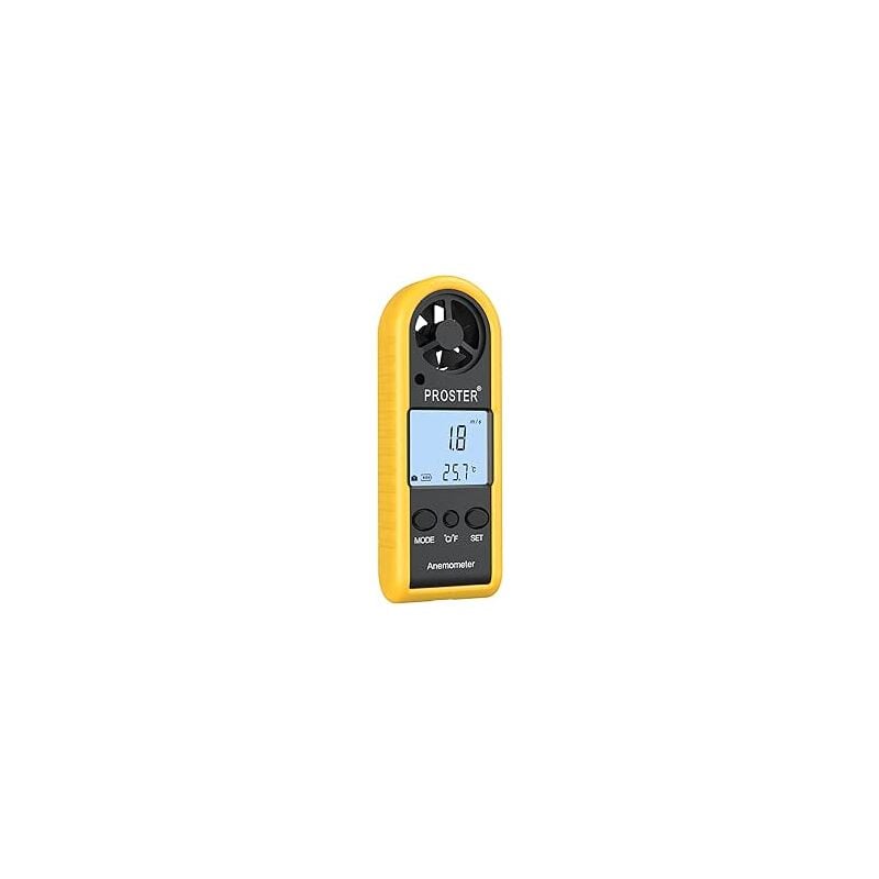 foto del prodotto fortuneville anemometro digitale display lcd retroilluminato anemometro display windchill display temperatura f termometro anemometro windsurf