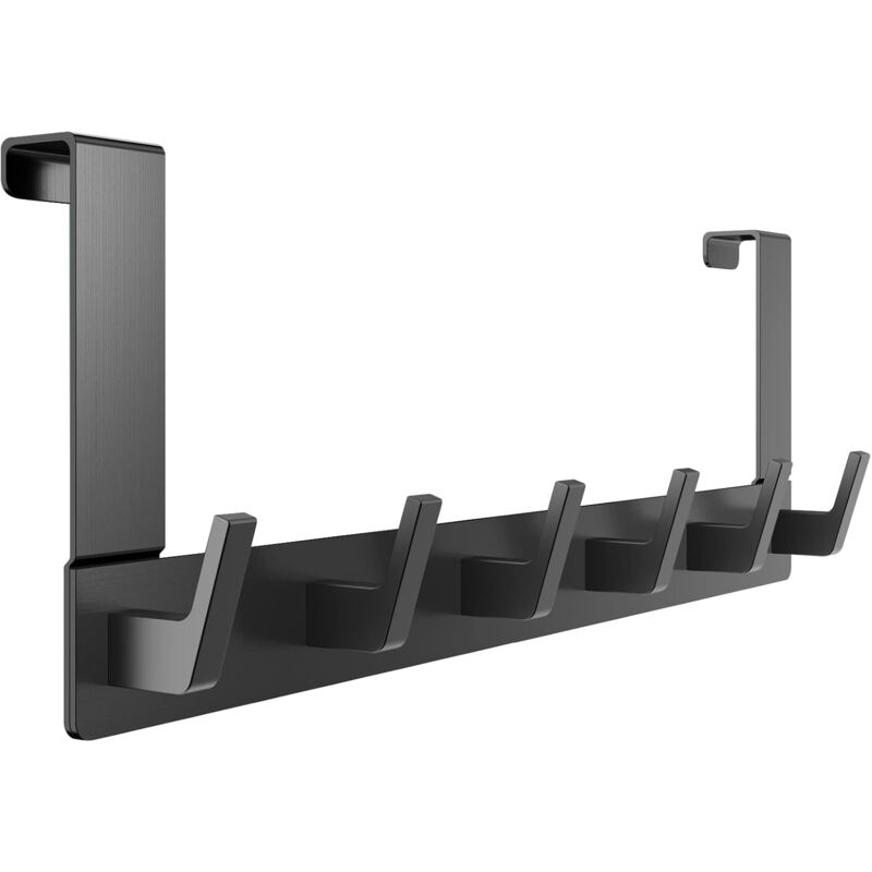 foto del prodotto fortuneville appendiabiti con 6 ganci gancio porta per appendere appendiabiti per porta del bagno gancio appendiabiti moderno porta