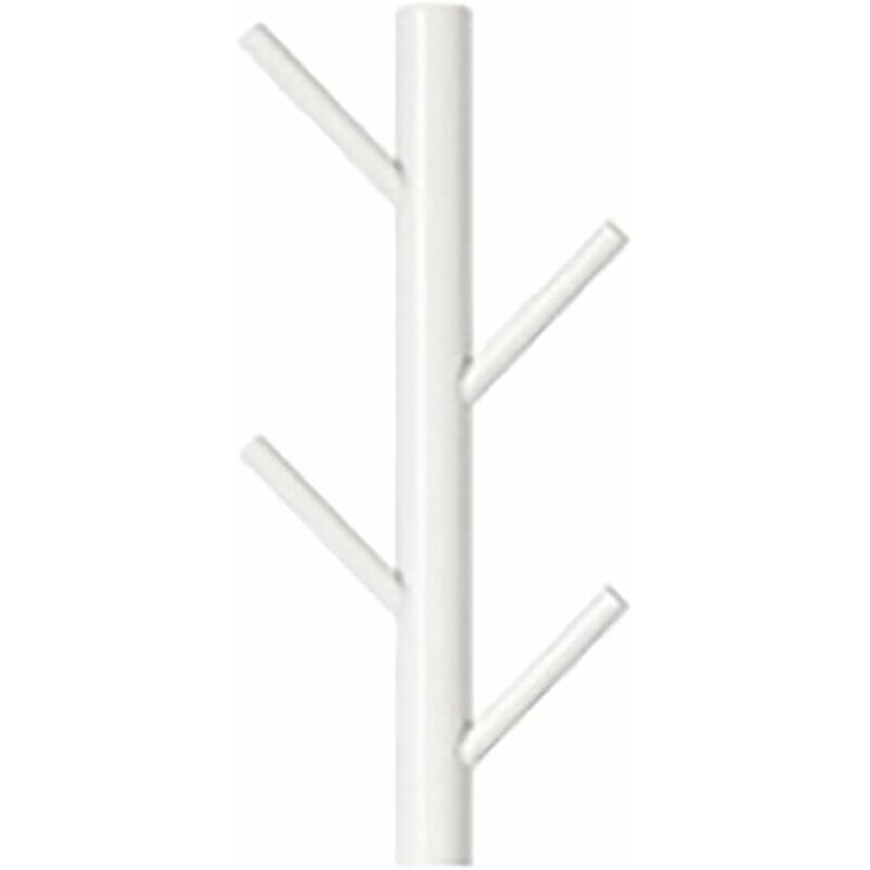 foto del prodotto fortuneville appendiabiti da parete in legno design ramo di un albero moderno montaggio a parete verticale ganci decorativi in legno bianco