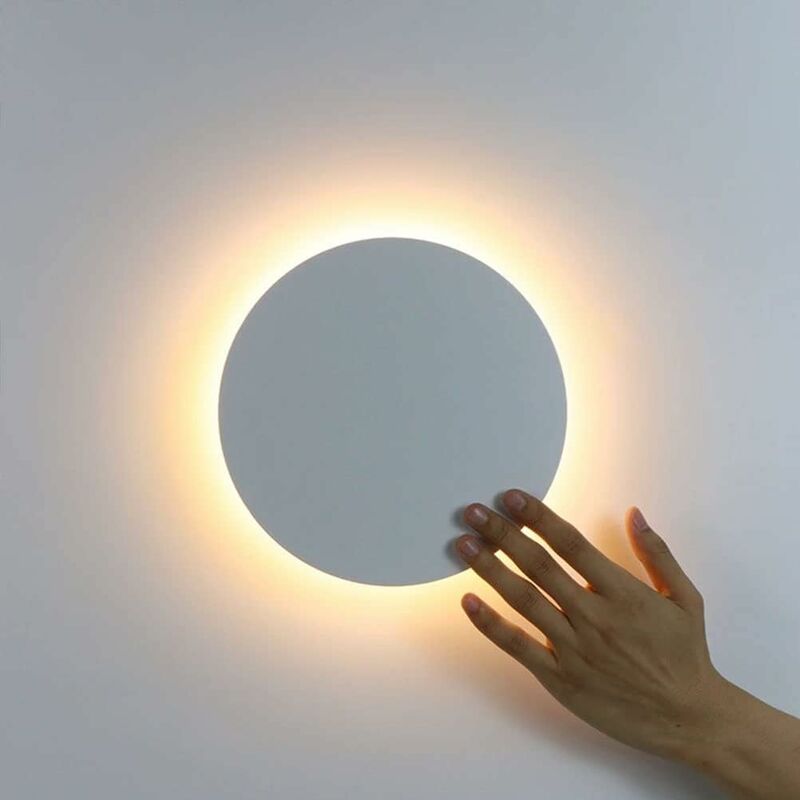 foto del prodotto fortuneville applique da parete a led per interni con interruttore tattile 3 colori temperatura regolabile moderna applique da parete 12w camera da
