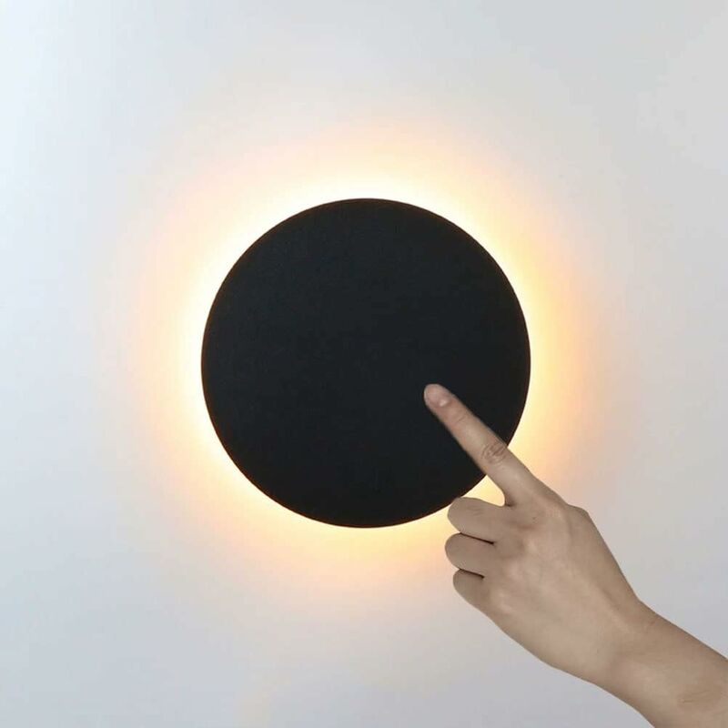 foto del prodotto fortuneville applique da parete a led per interni con interruttore tattile 3 colori temperatura regolabile moderna applique da parete 12w camera da
