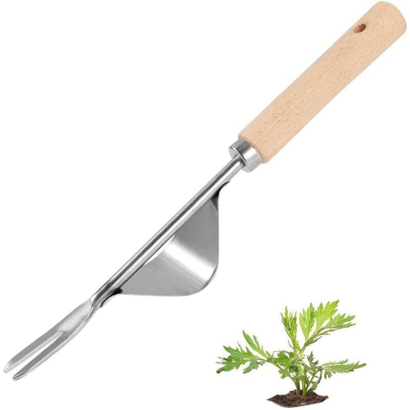 foto del prodotto fortuneville attrezzo per diserbo manuale, forchetta da giardinaggio, diserbatore manuale da giardino, estrattore manuale per erbacce manuale in