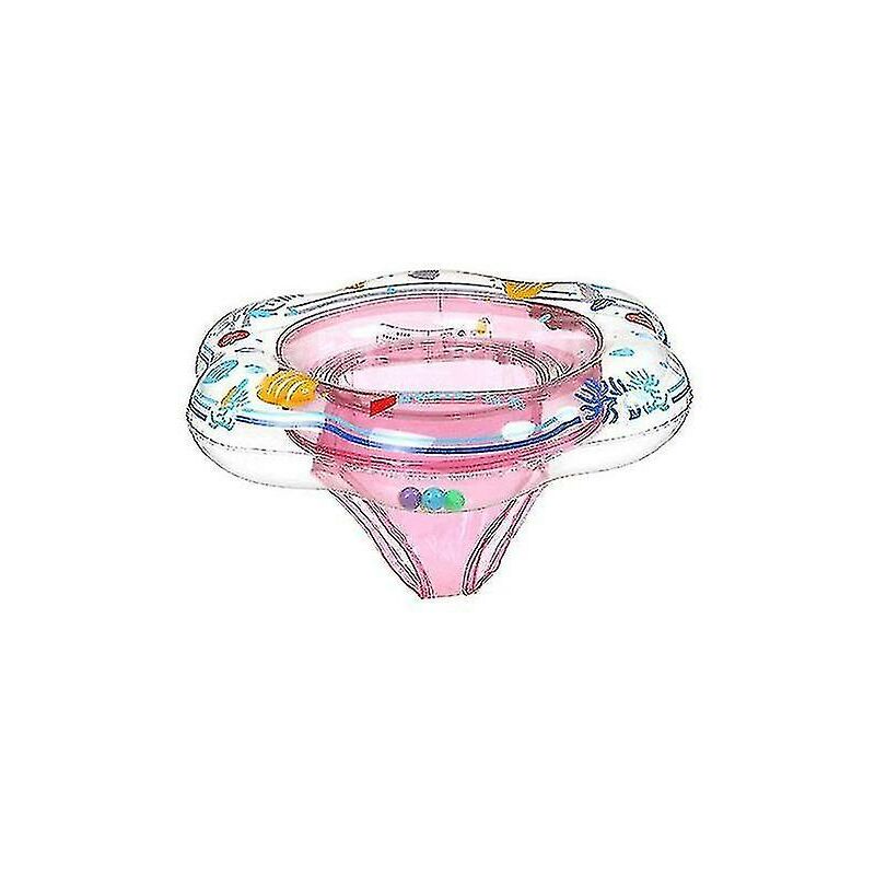 foto del prodotto fortuneville baby nuoto anello galleggia con sedile di sicurezza doppio airbag anelli nuoto rosa 