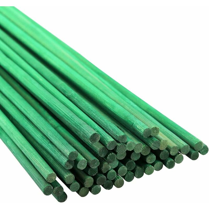 foto del prodotto fortuneville bastoncini di supporto per piante, 60 cm, colore verde, 50 pezzi