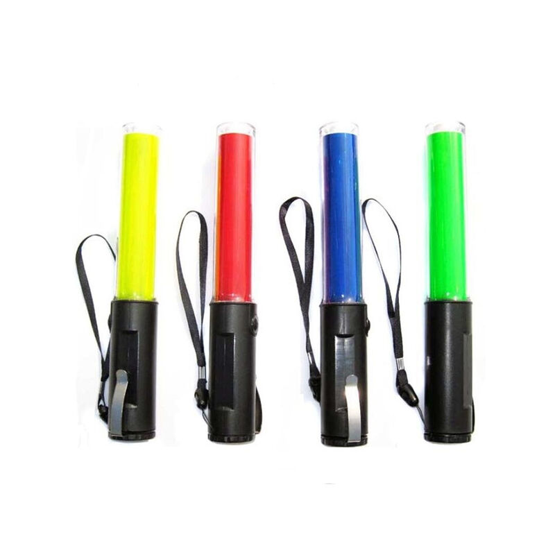 foto del prodotto fortuneville batteria di controllo del traffico magnetica multifunzionale da 1 pezzo opzionale rosso verde blu luci gialle 3 modalit torcia a led