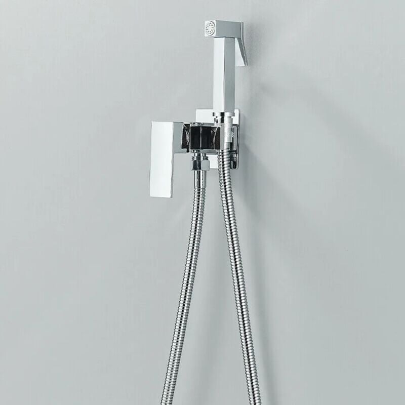 foto del prodotto fortuneville bidet per doccia con supporto, doccetta per wc in acciaio inox, igiene personale, set da bagno