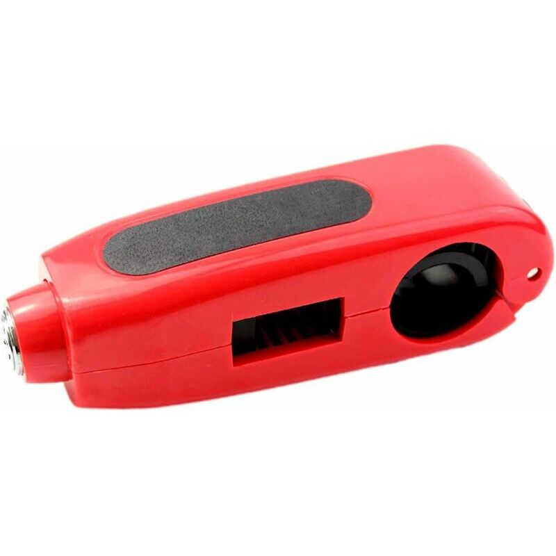 foto del prodotto fortuneville blocco freno moto 2 pezzi, blocco di sicurezza manubrio universale, blocco manubrio moto, leva freno, blocco sicurezza scooter, rosso