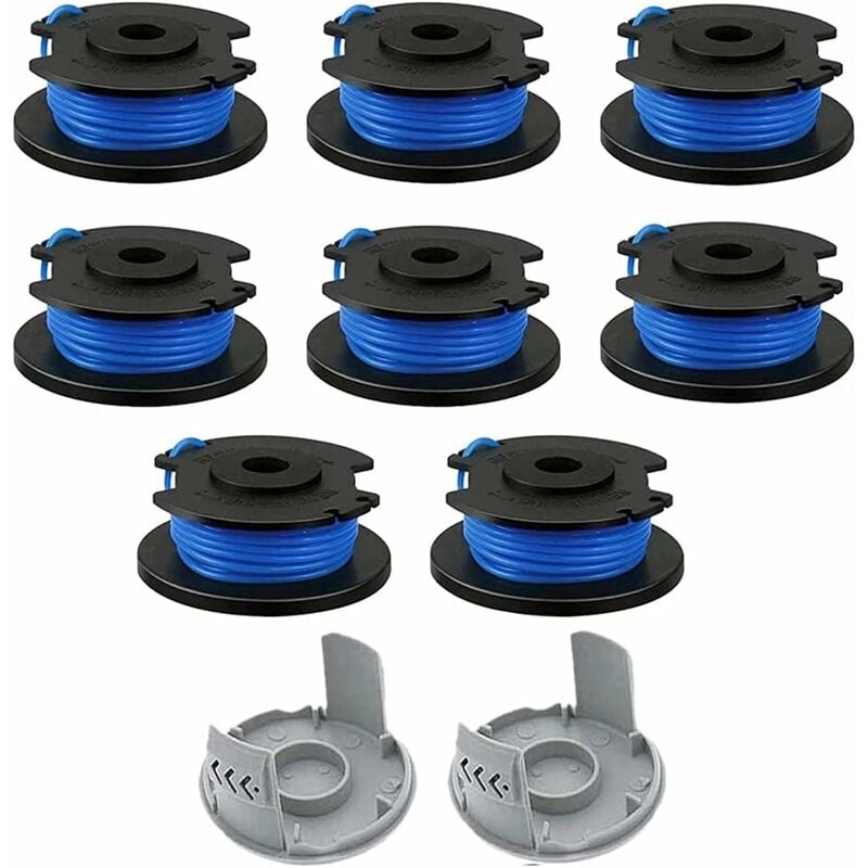 foto del prodotto fortuneville bobina di ricambio da 10 pezzi per decespugliatore, bobina per decespugliatore, compatibile con ryobi one ac14rl3a 18v 24v 40v,
