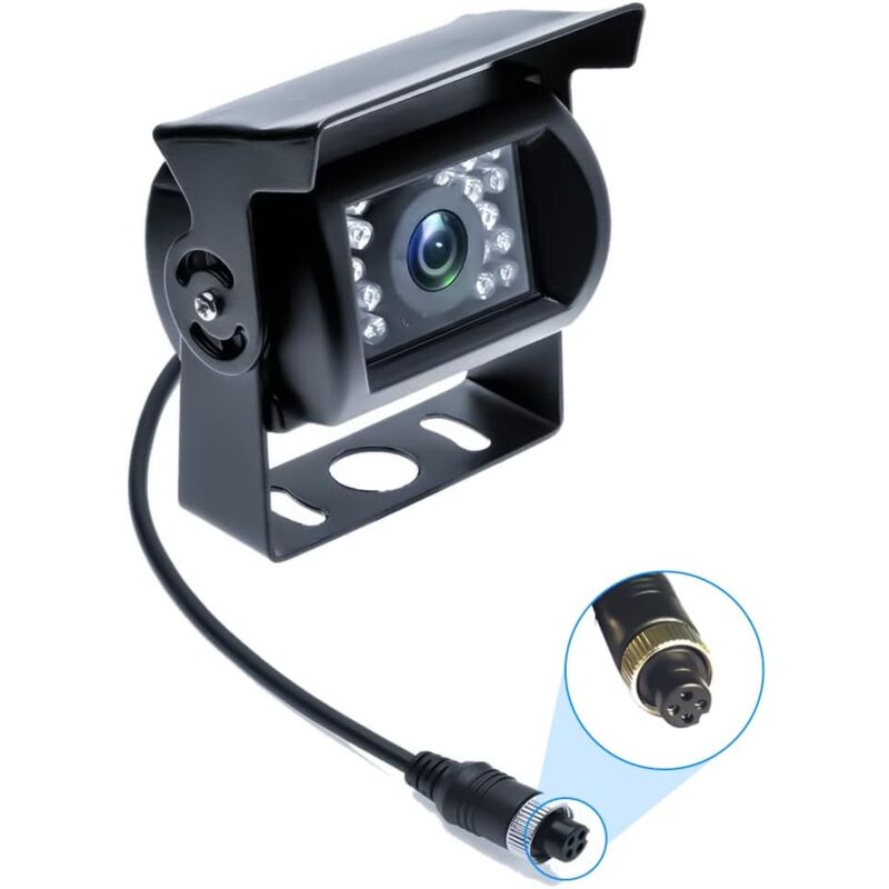 foto del prodotto fortuneville bus bus auto telecamera di retromarcia vista posteriore impermeabile grandangolo starlight visione notturna monitoraggio connettore