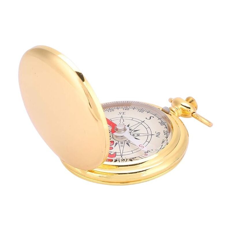 foto del prodotto fortuneville bussola in ottone orologio da tasca bussola strumento di direzione per la navigazione da campeggio per escursioni in campeggio