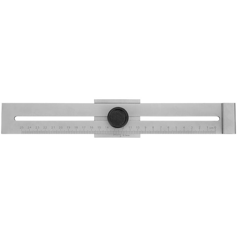 foto del prodotto fortuneville calibro di tracciatura, calibro di marcatura in metallo da 0 250 mm, precisione 0,1 mm, righello di marcatura, strumento di marcatura