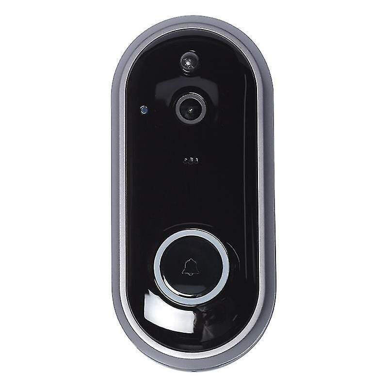 foto del prodotto fortuneville campanello video, citofono remoto hd 1080p smart life wireless wifi door grigio