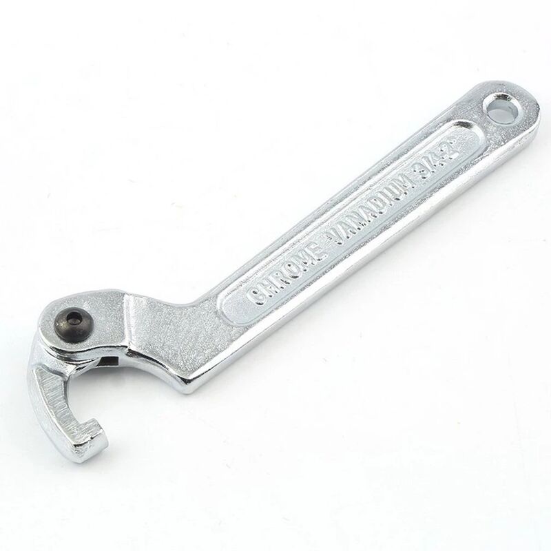 foto del prodotto fortuneville chiave a gancio regolabile 19 51mm chiave a perno in acciaio al cromo vanadio strumento chiave a forma di c strumento manuale