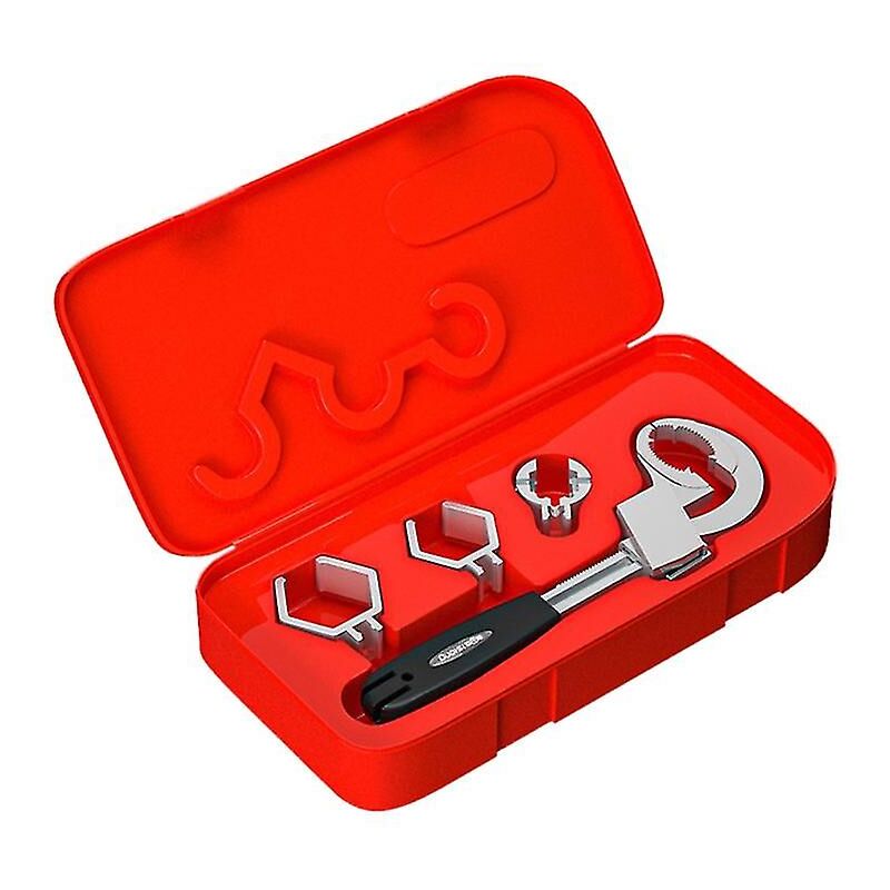 foto del prodotto fortuneville chiave multiuso per lavello, chiave per bagno, chiave a denti arcuati, tavola mobile, utensile manuale